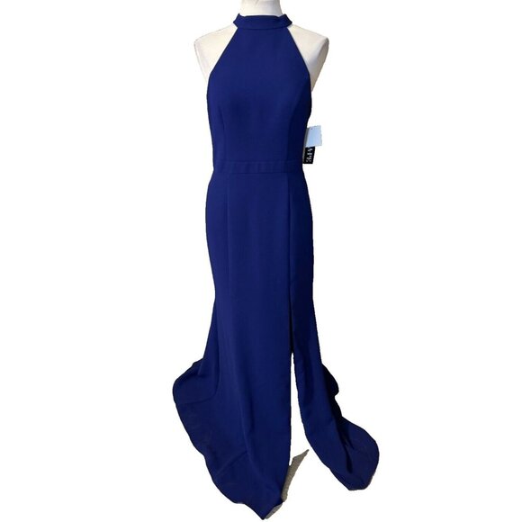 Xscape Dress Blue 10 Long Wedding Cruise Formal Party Mermaid NEW NWT - Picture 4 of 14